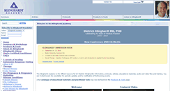 Desktop Screenshot of klinghardtacademy.com